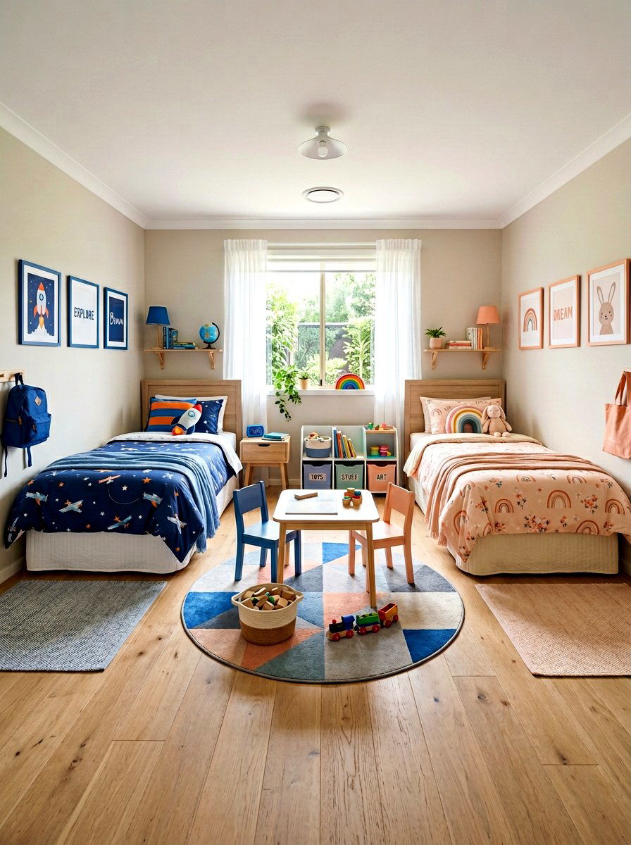 Shared Bedroom For Boy And Girl - 30 shared sibling room ideas