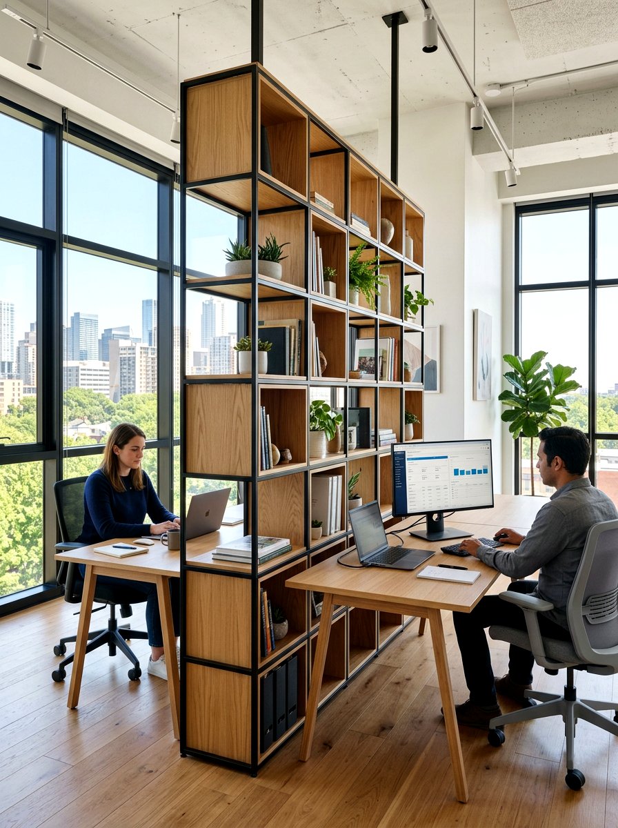 Shared Office Room Divider - 30 shared office ideas