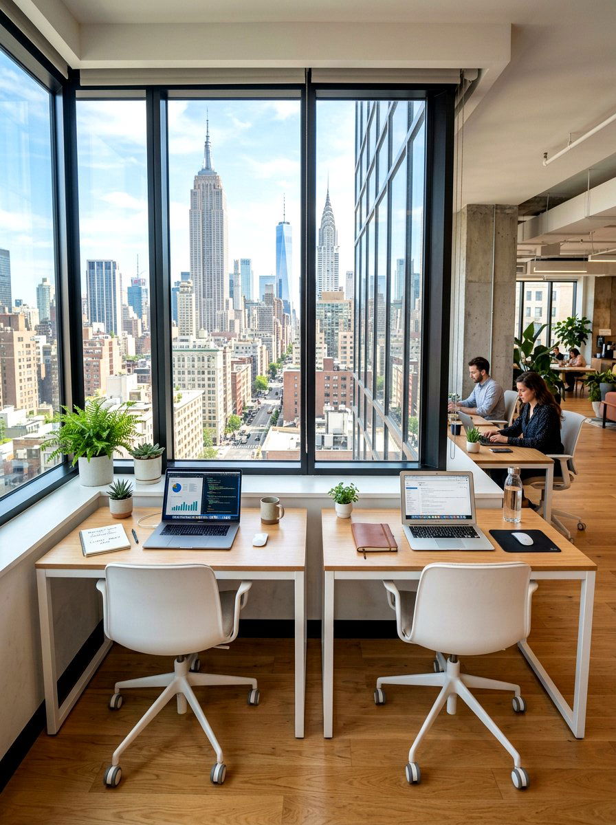 Shared Office Window Seating - 30 shared office ideas
