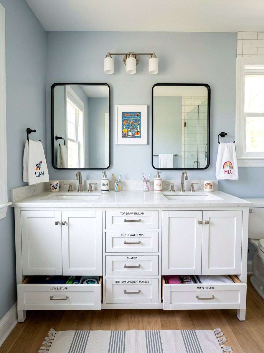 30 Kids Bathroom Decor Ideas That Make Bath Time Brighter