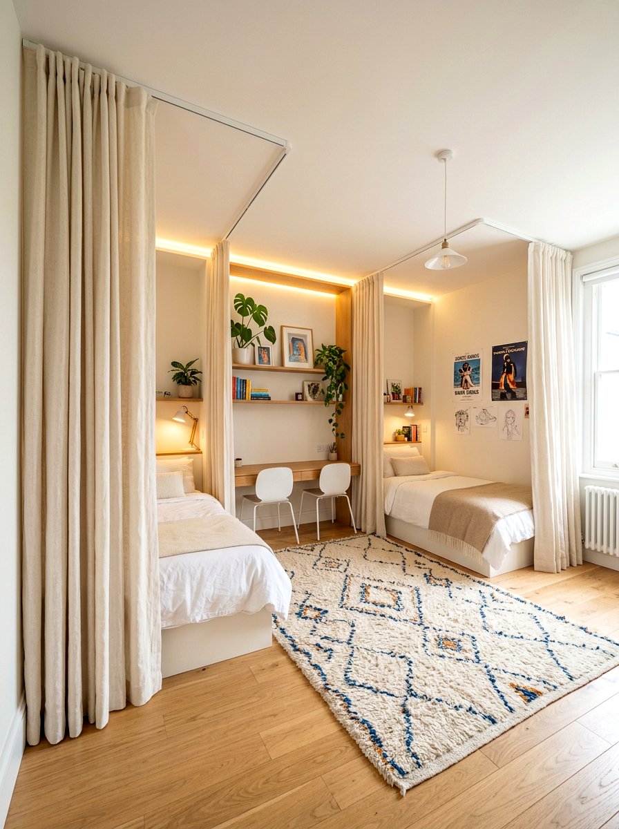 30 Shared Teen Bedroom Ideas That Feel Private and Personal