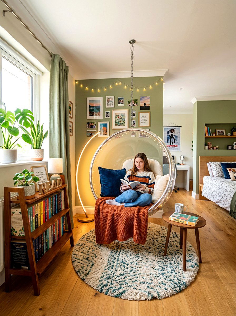 Shared Teen Bedroom Reading Nook - 30 shared teen bedroom ideas
