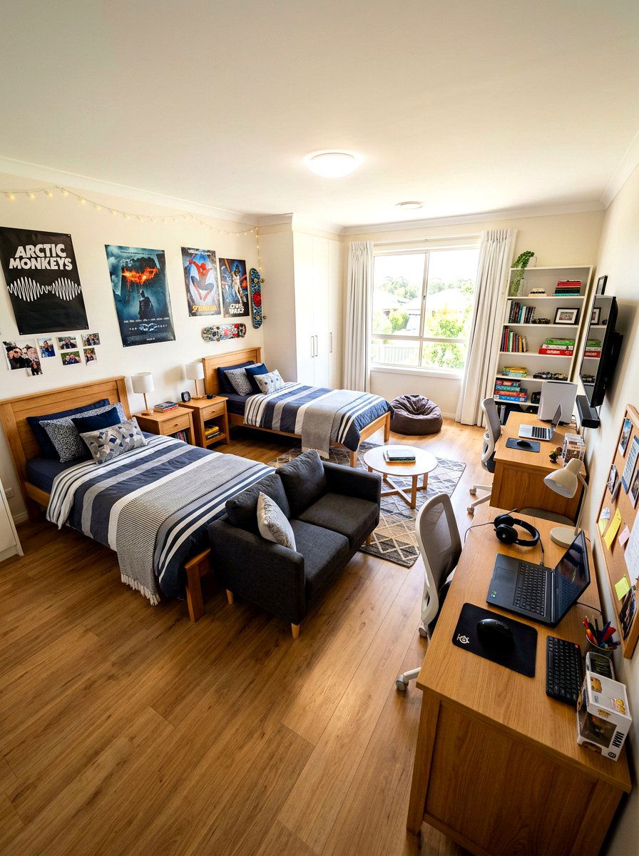 Shared Teen Bedroom - 30 teen bedroom ideas