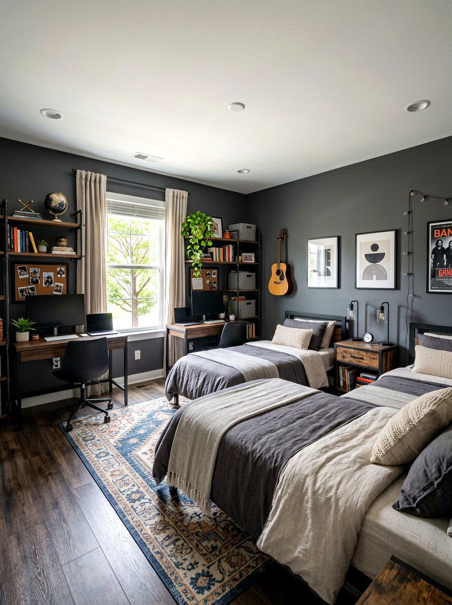 Shared bedroom for teens - 30 shared kids room ideas