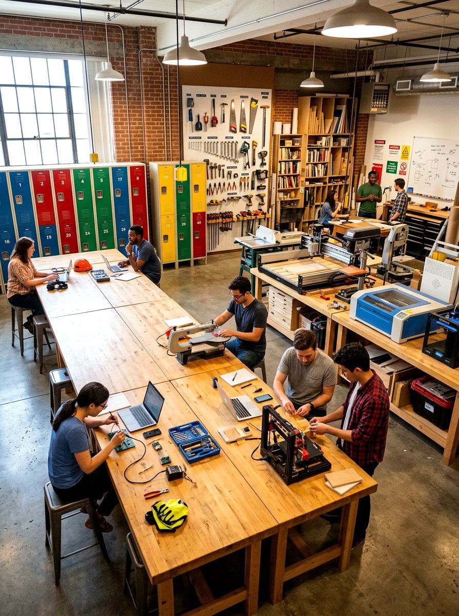 Shared maker space - 30 maker space ideas