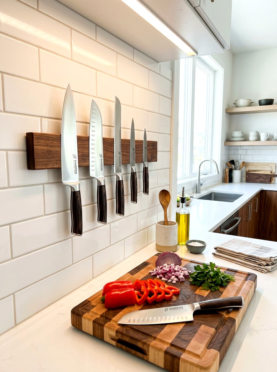 Sharpen Kitchen Knives - 30 spring kitchen reset ideas