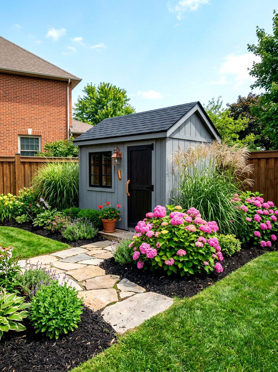 Shed Landscaping - 30 side yard garden ideas