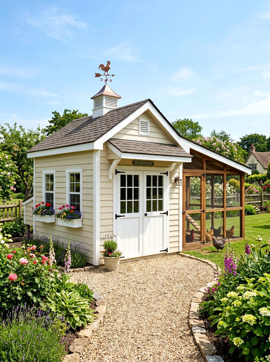Shed Style Chicken Coop - 30 chicken coop ideas