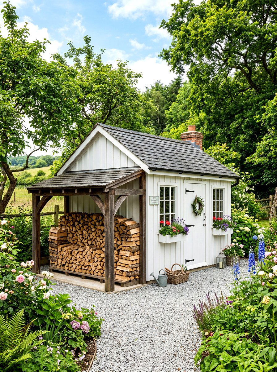 Shed With Lean To - 30 farmhouse shed ideas