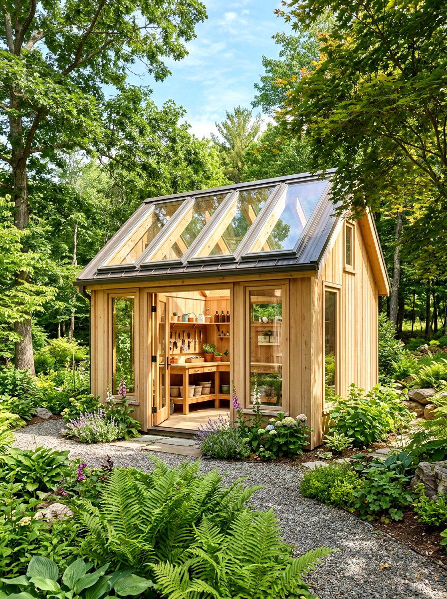Shed With Skylights - 30 garden shed ideas