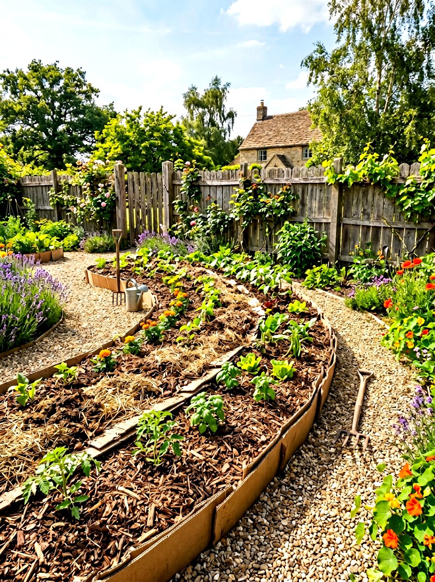 Sheet Mulching Garden - 30 mulch landscaping ideas