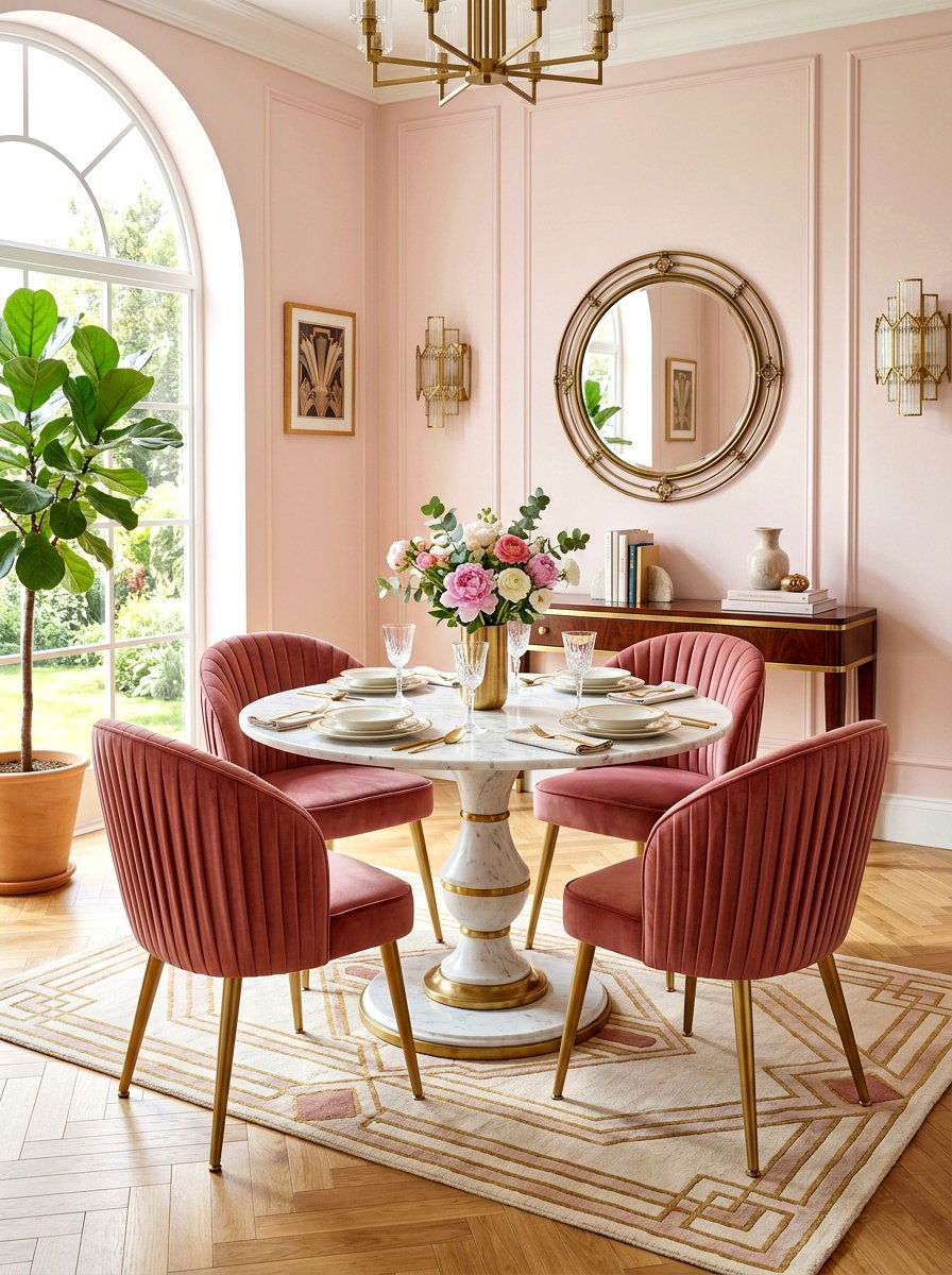 Shell back pleated chair - 30 pleated dining chair ideas