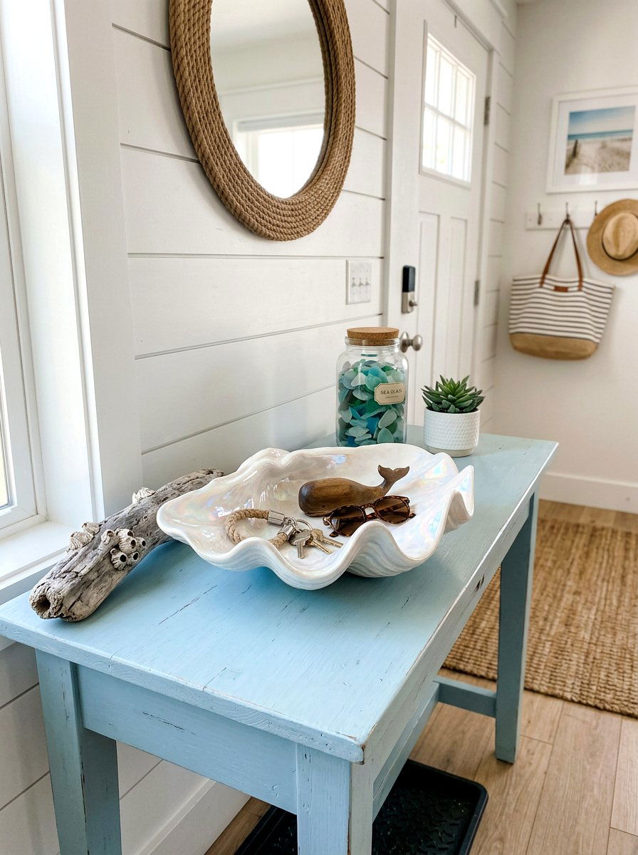 Shell catchall dish - 30 entry bowl catchall ideas