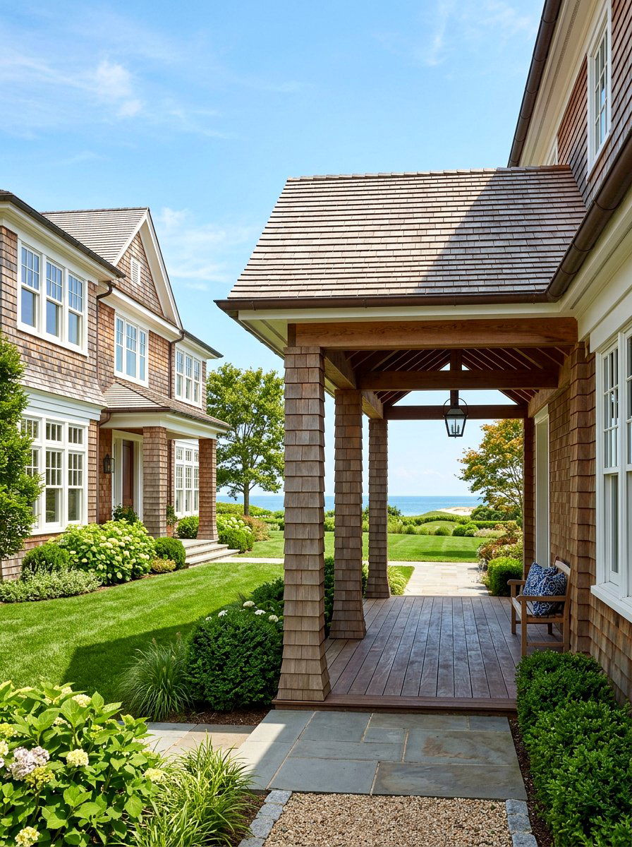 Shingle Style Breezeway - 30 breezeway exterior ideas aesthetic