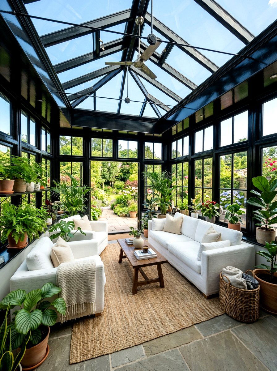 Shiny Window Frames - 30 high gloss decor ideas
