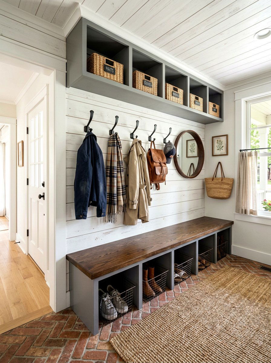 30 Mudroom Locker Wall Ideas for Tough-Love Organization
