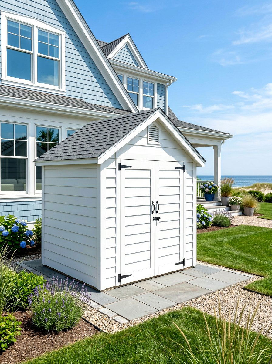 Shiplap Bin Shed - 30 trash bin screen ideas