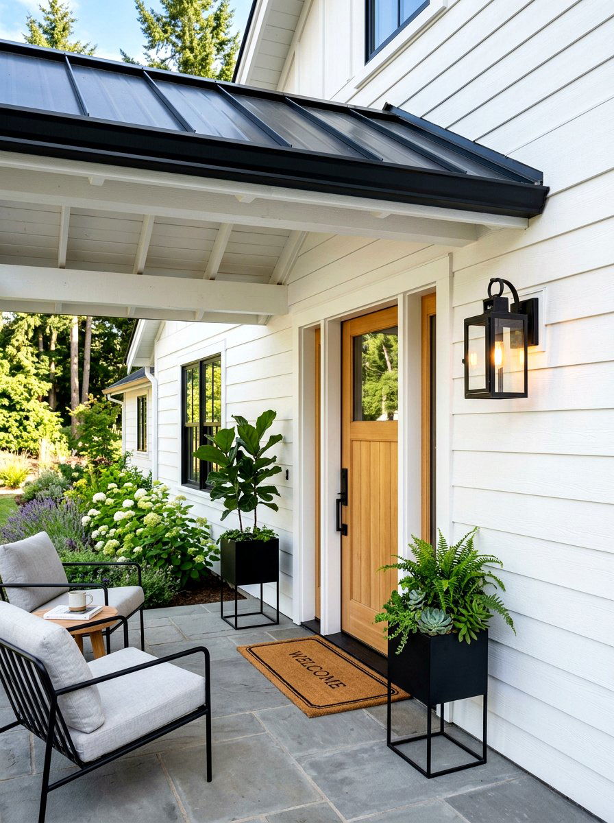 Shiplap Porch Wall Lantern - 30 porch lantern ideas