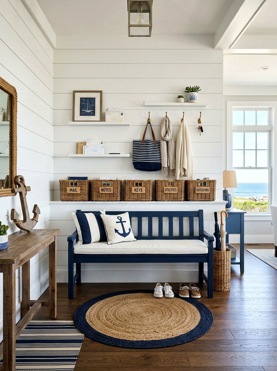 Shiplap Wall Message Zone - 30 message board wall ideas