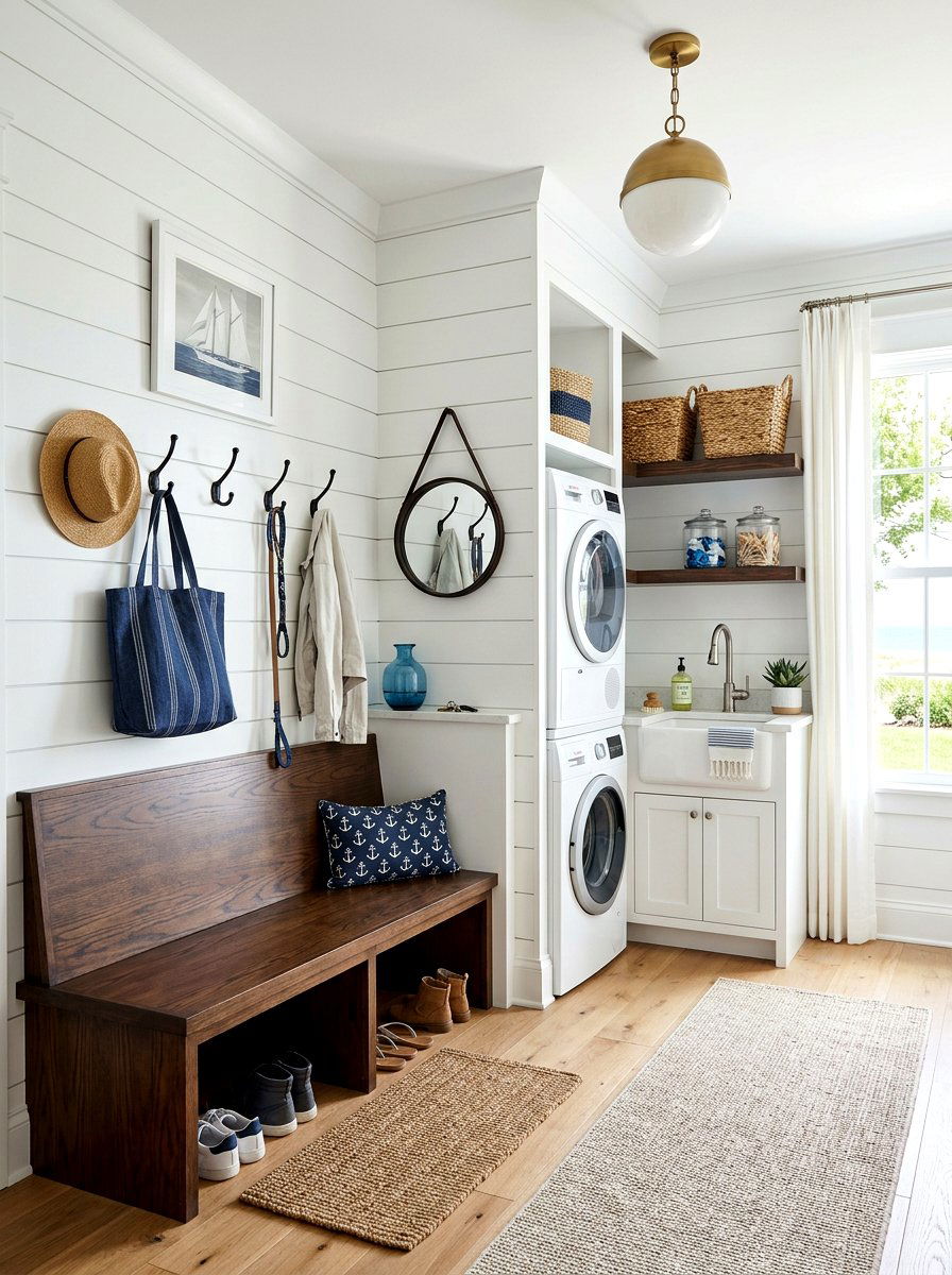 Shiplap mudroom laundry room - 30 mudroom laundry room ideas