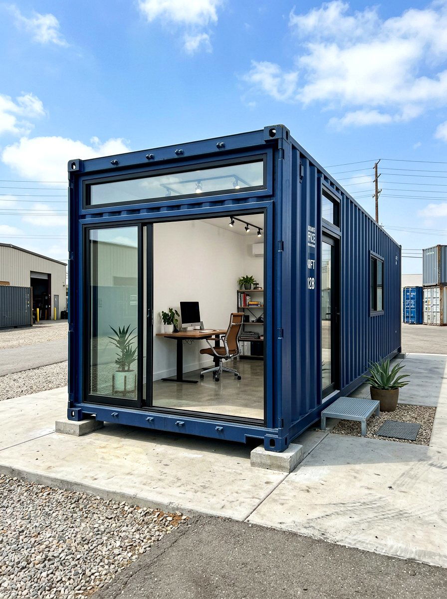 Shipping Container Office - 30 office shed ideas
