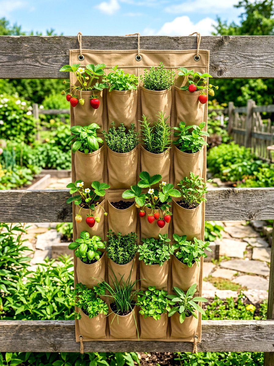 Shoe Organizer Vegetable Garden - 30 budget vegetable garden ideas