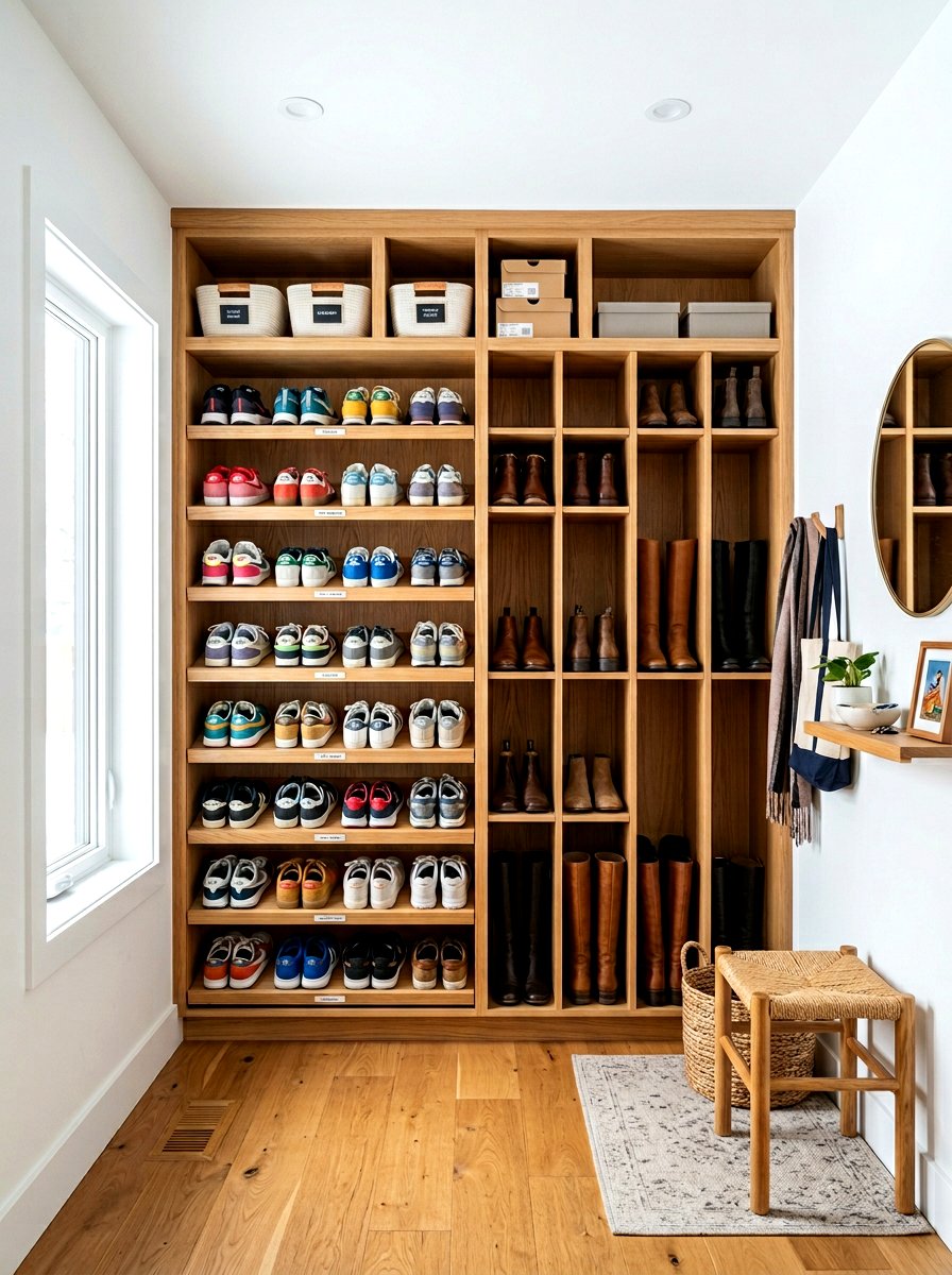 Shoe Rack Closet - 30 kids closet ideas