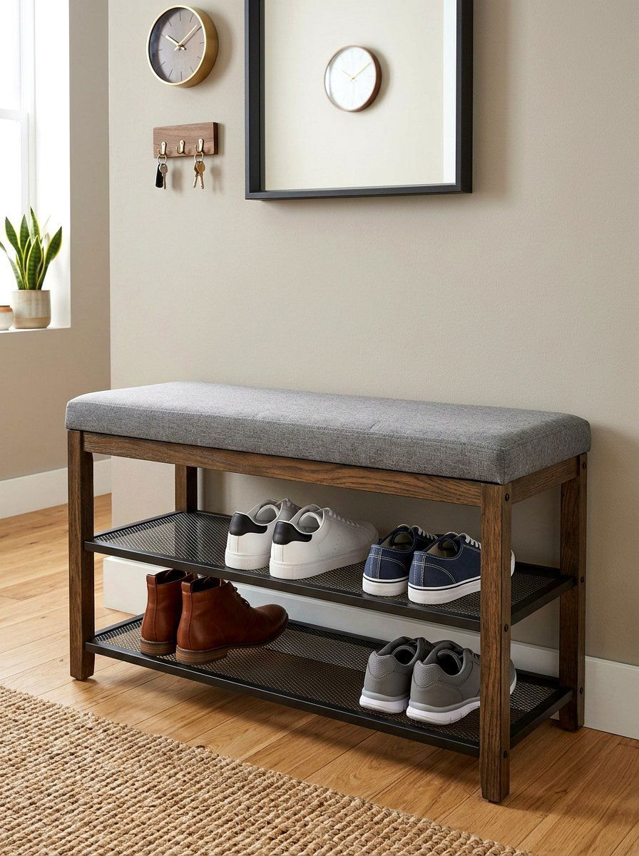 30 Drop Zone Shelf Ideas to Stay Organized From Day One