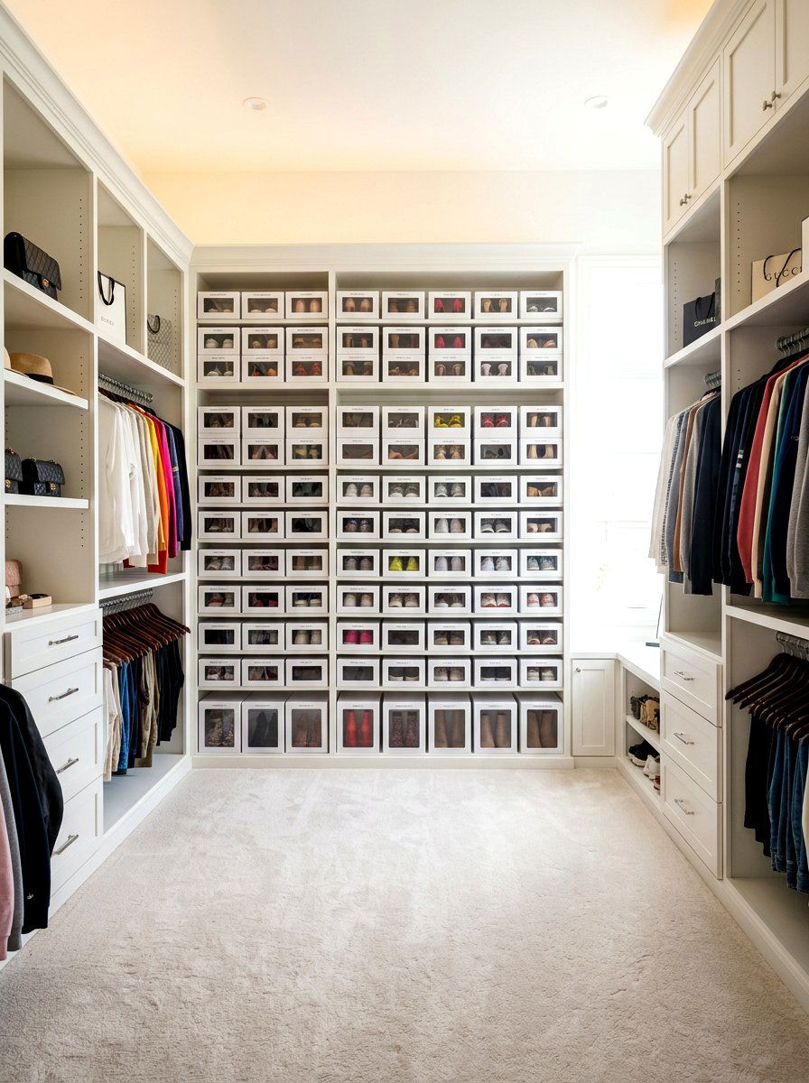 Shoe box labels - 30 label organization ideas