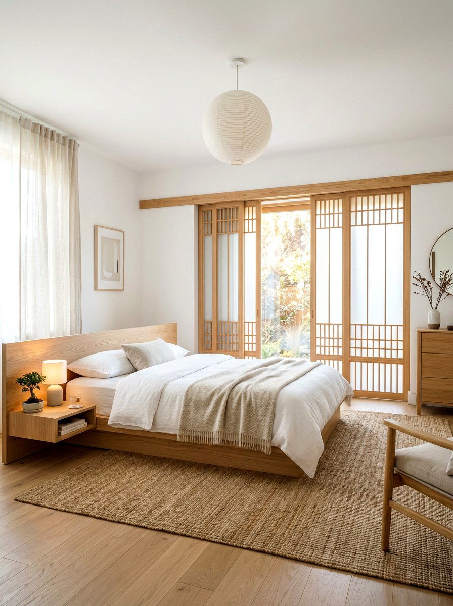 Shoji Screen Door - 30 Japandi decor ideas