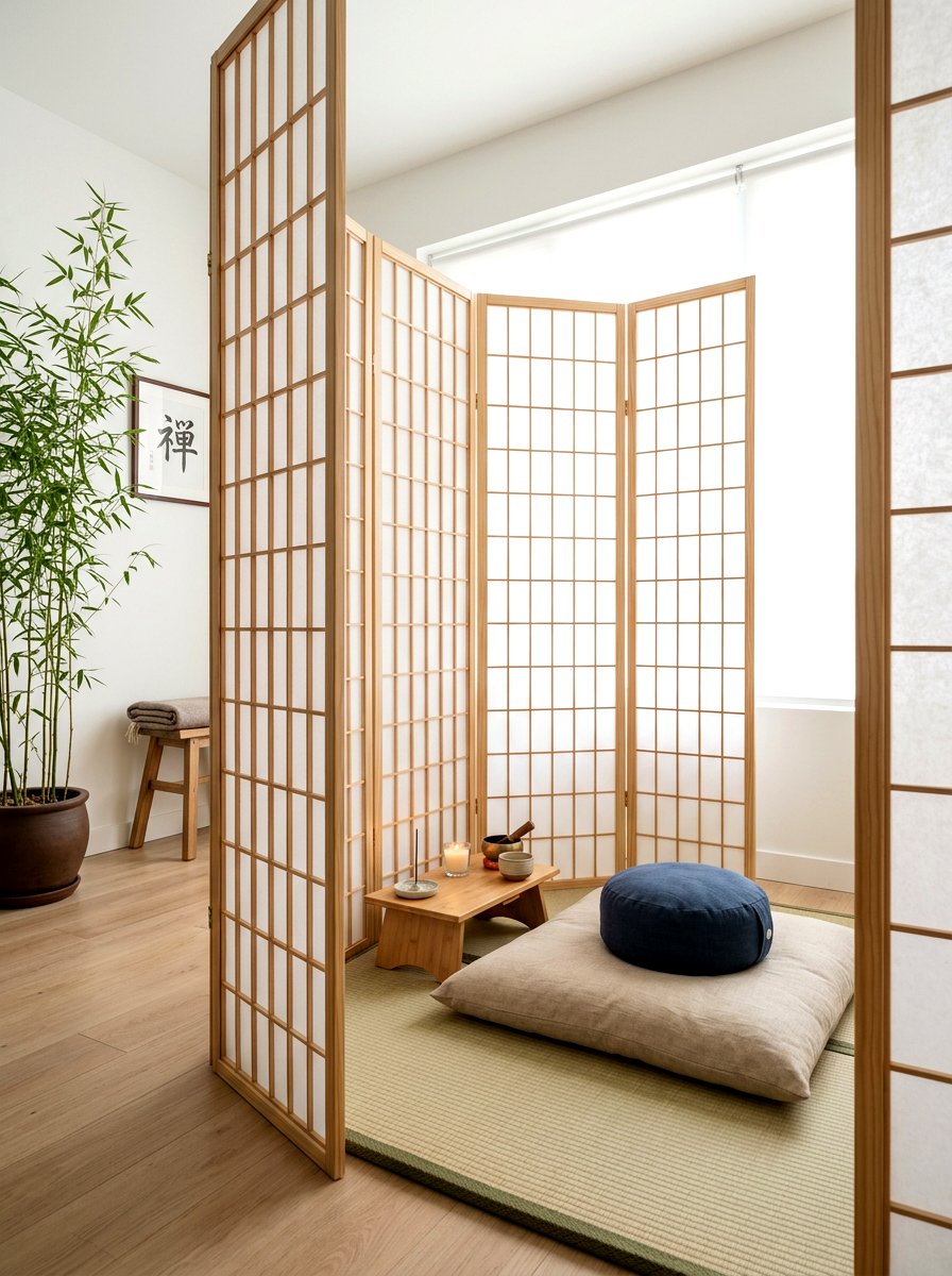 Shoji Screen Room Partition - 30 partial wall room divider ideas