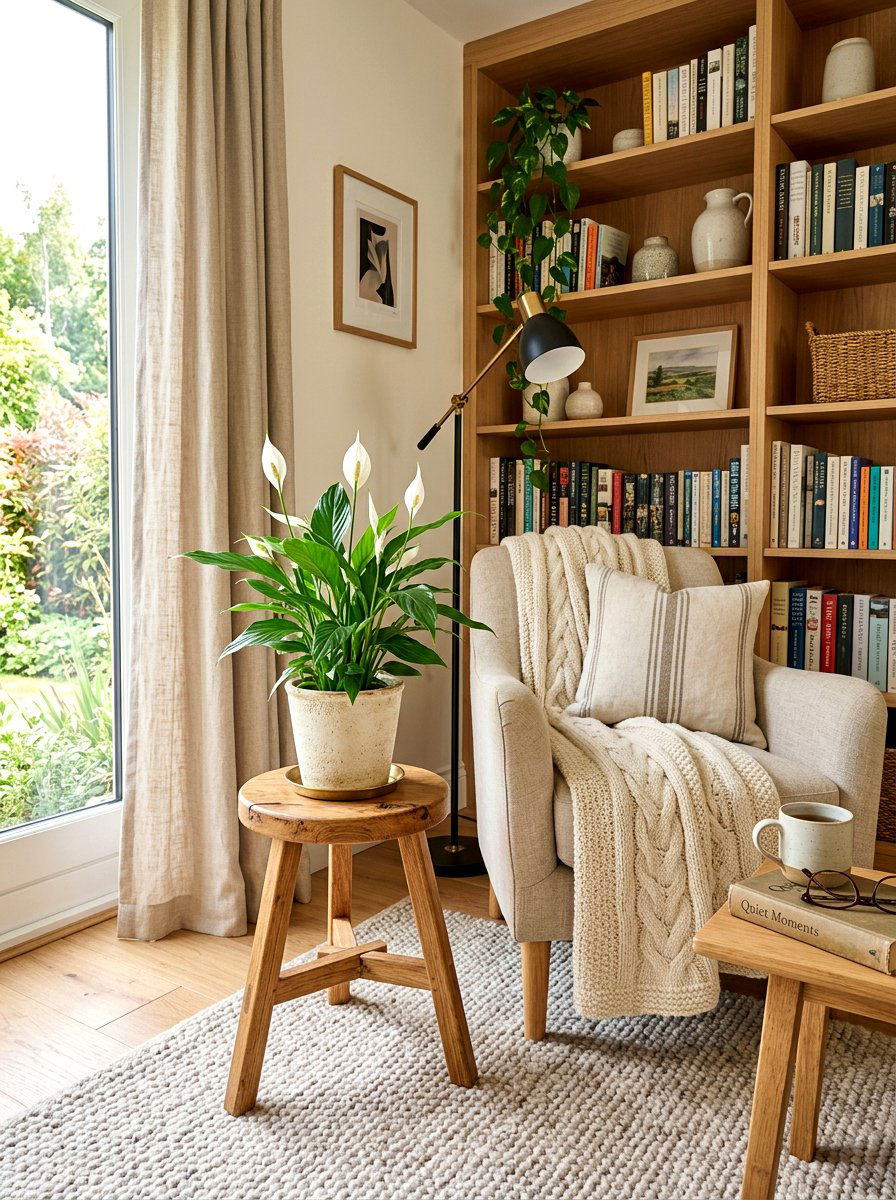 Short wooden stool plant stand - 30 plant stand ideas