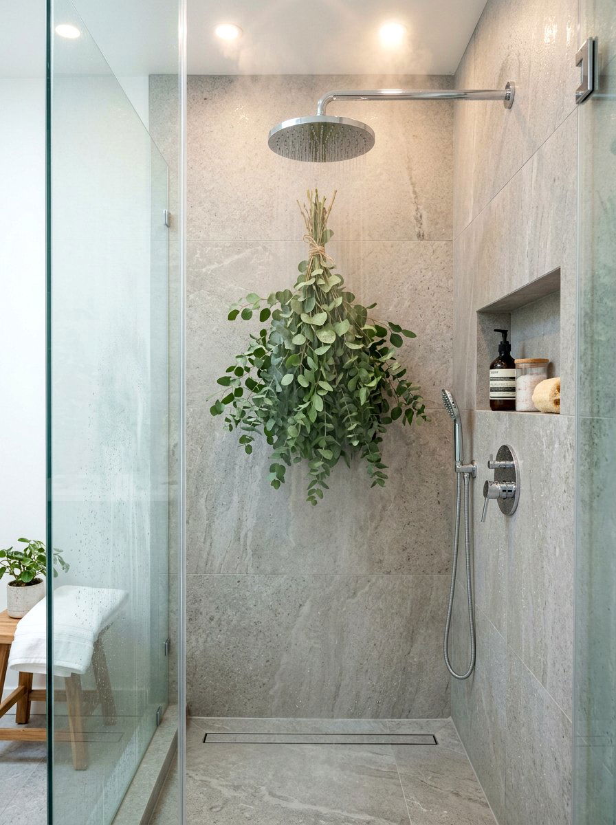 Shower Eucalyptus Bundle - 30 aromatherapy room ideas