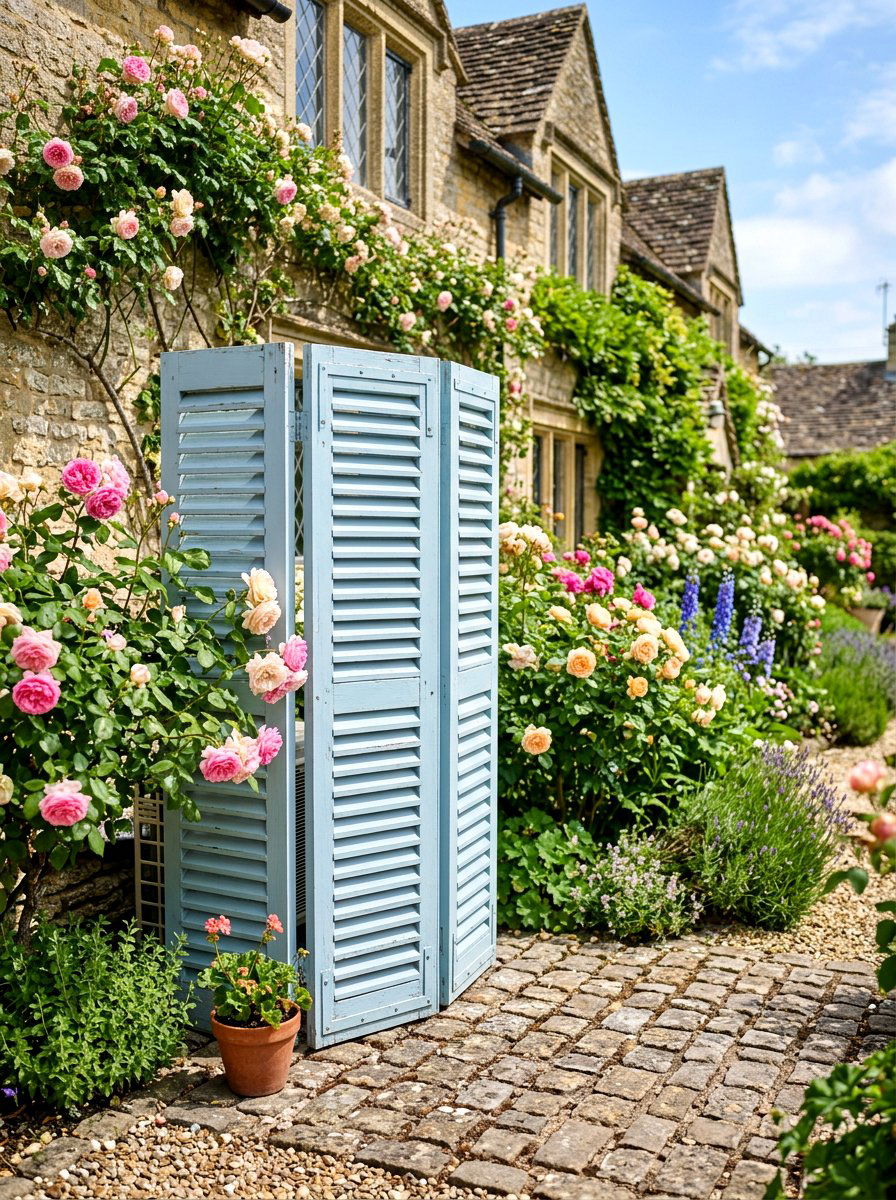 Shutter AC Screen - 30 air conditioner screen ideas