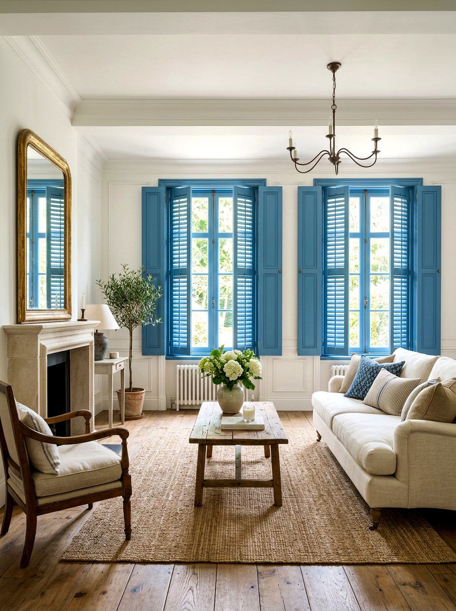 Shutters For Windows - 30 french country decor ideas