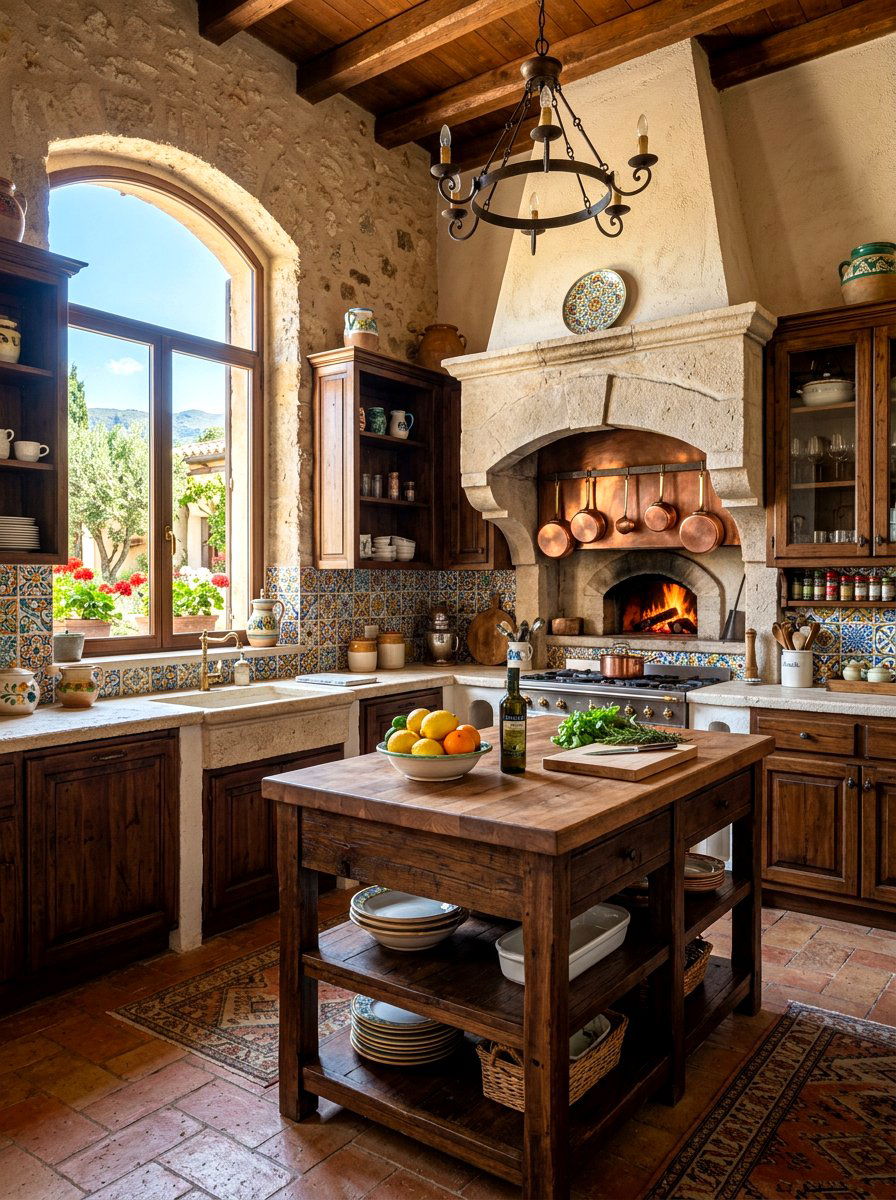 Sicilian Rustic Kitchen - 30 European summer home ideas