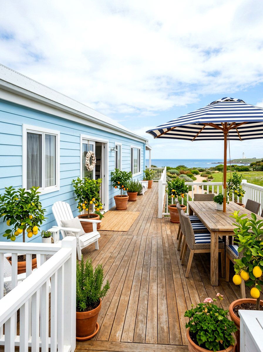 Side Deck Porch - 30 shed porch ideas