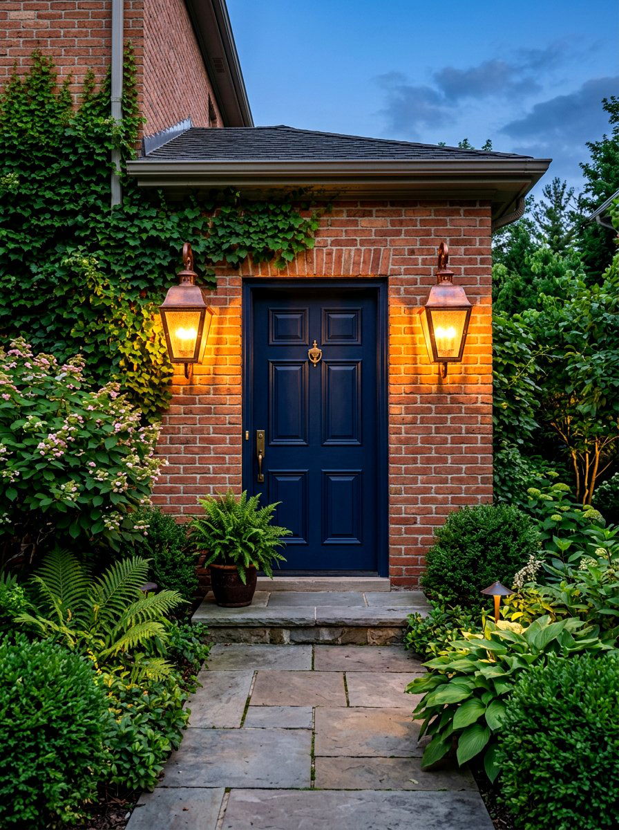 Side Entrance Lighting - 30 side entrance ideas