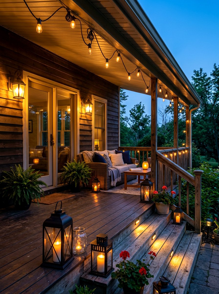 Side Porch Lighting - 30 side porch ideas