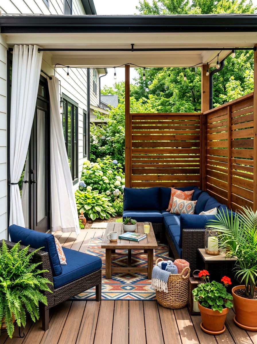 Side Porch Privacy Screen - 30 side porch ideas