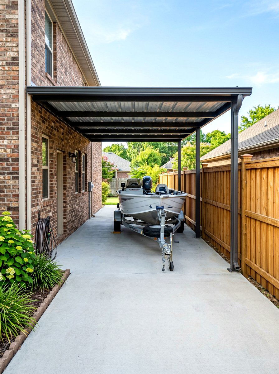 Side Yard Carport - 30 carport design ideas