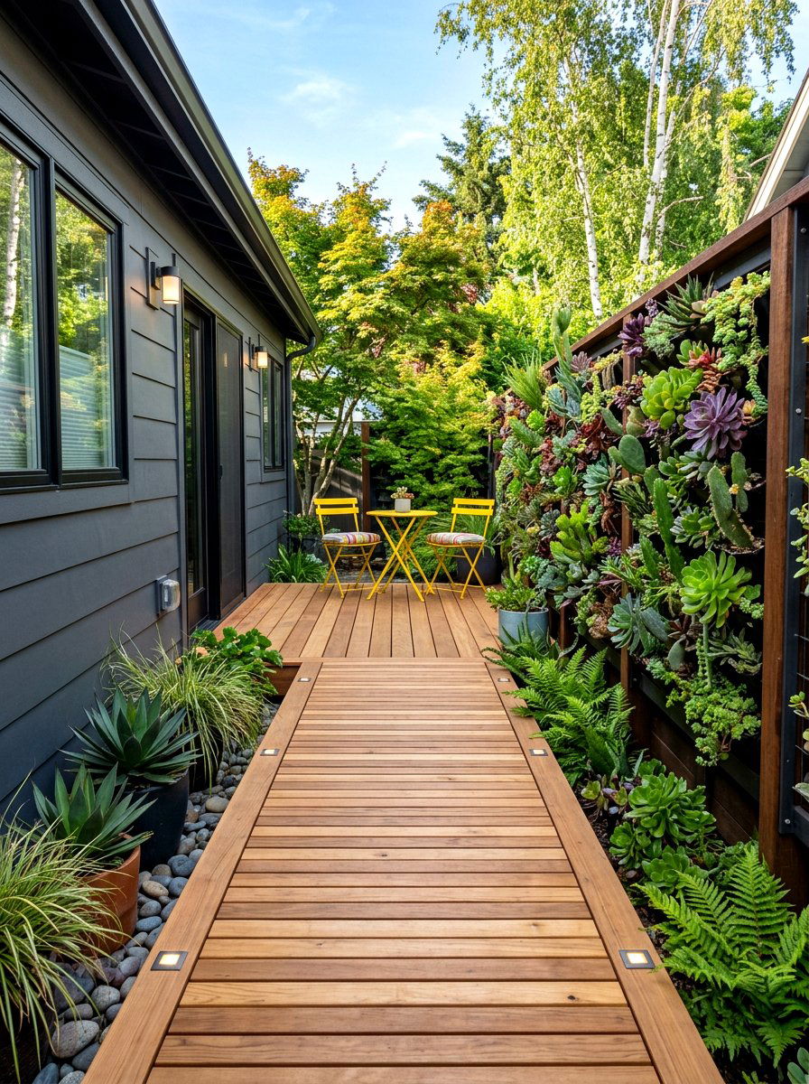 Side Yard Deck - 30 backyard deck ideas