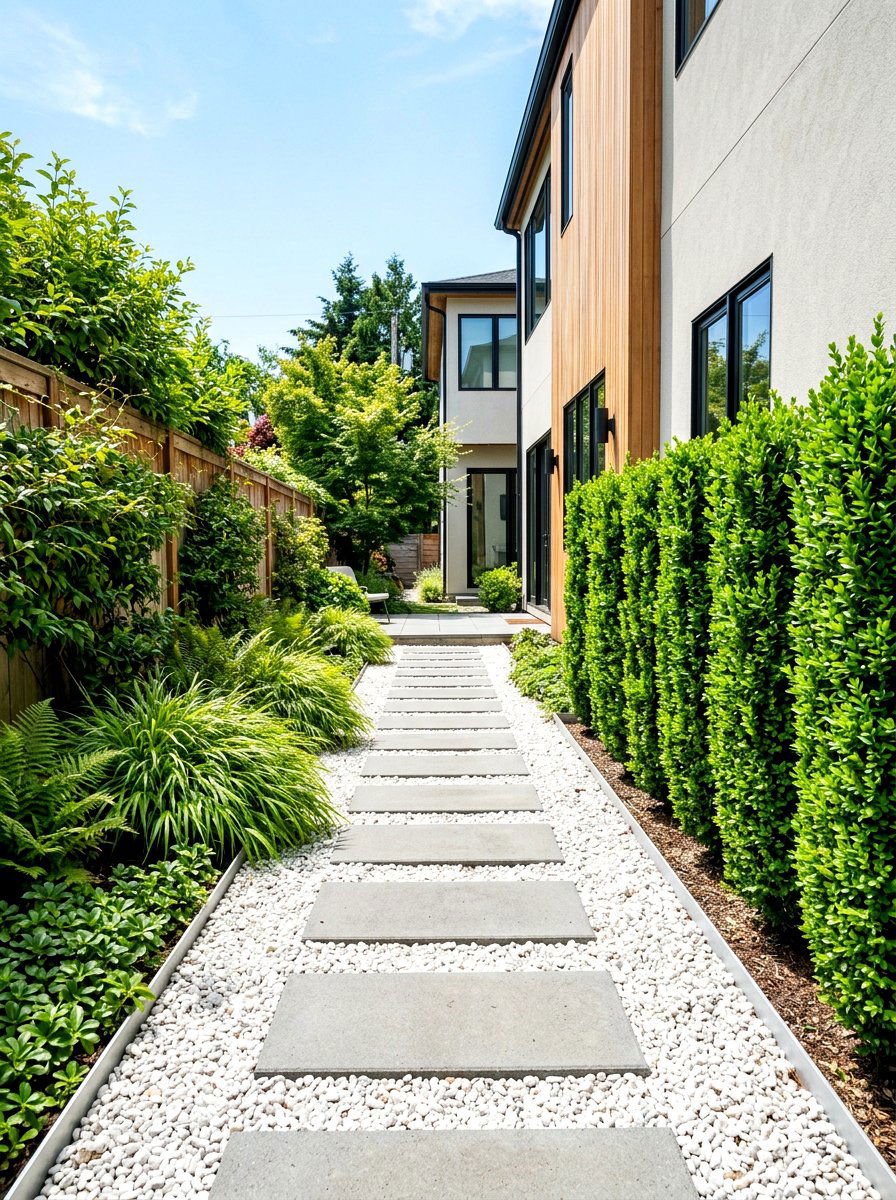 Side Yard Landscaping - 30 narrow garden ideas
