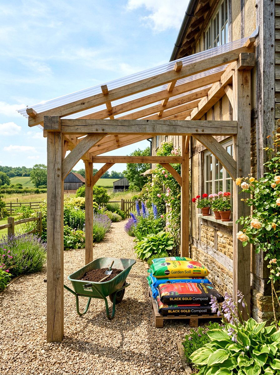 Side Yard Lean To - 30 side yard storage ideas