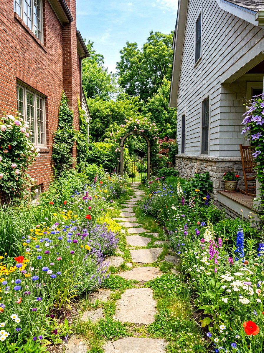 Side Yard Meadow - 30 meadow garden ideas