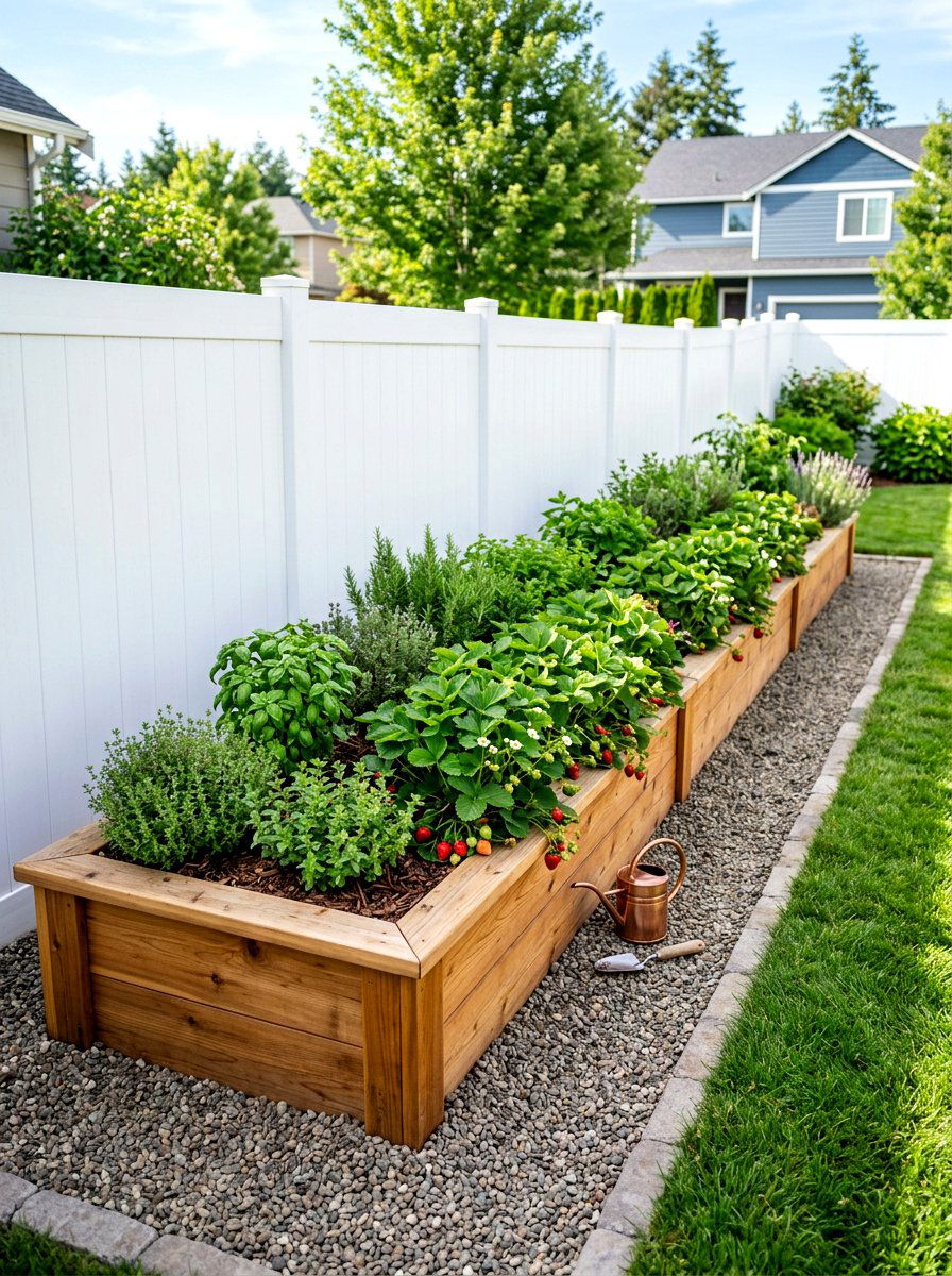 Side Yard Raised Bed - 30 raised bed arrangement ideas