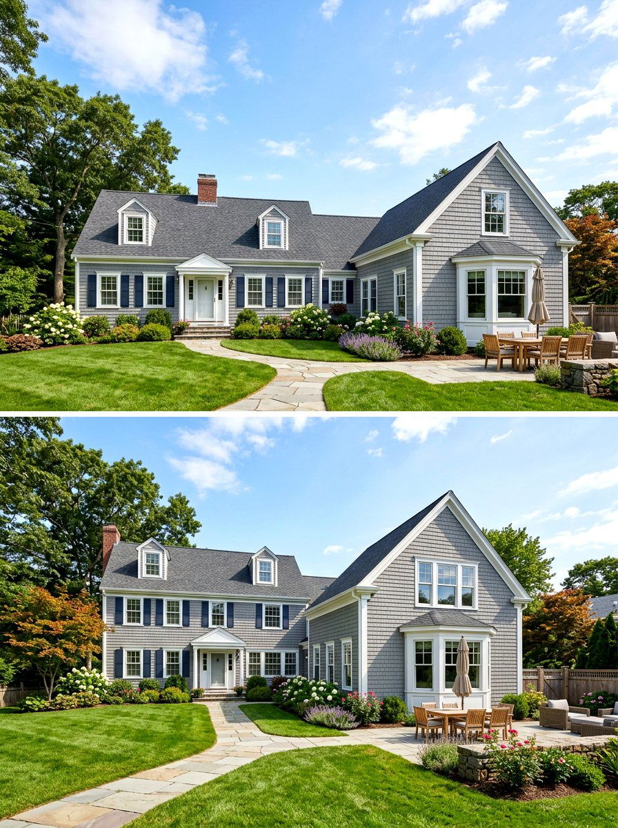 Side addition - 30 Cape Cod exterior ideas
