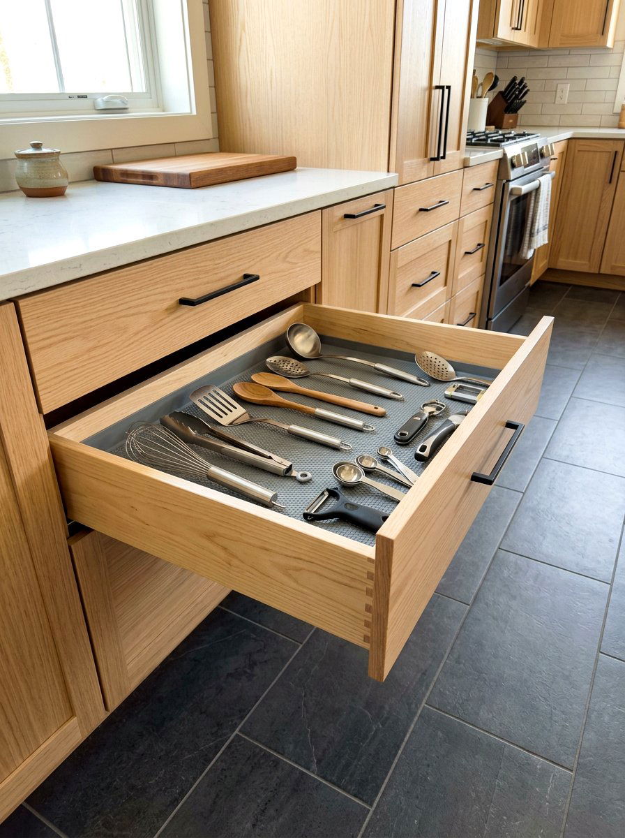 Silicone Liner For Drawer - 30 kitchen drawer organization ideas