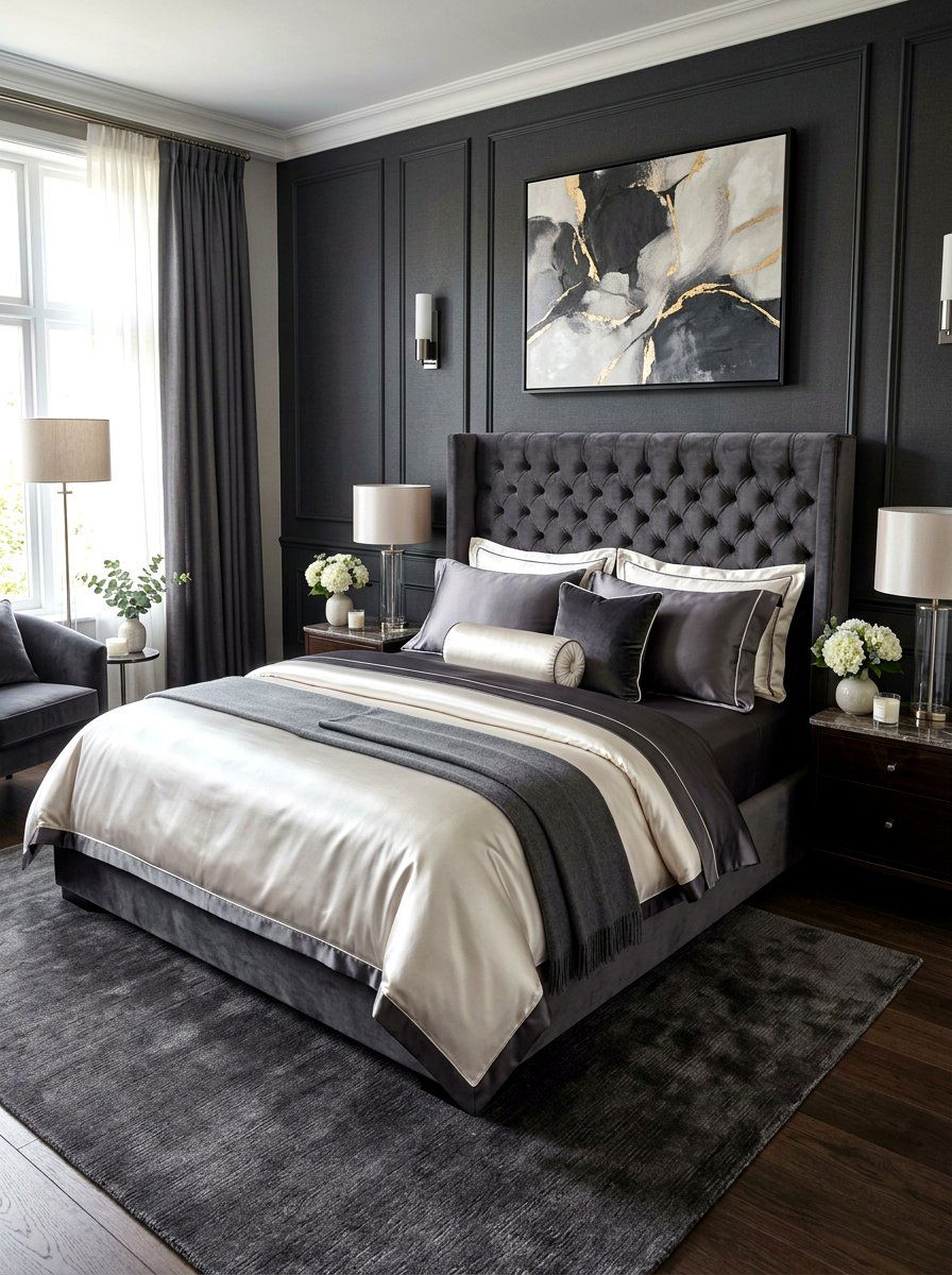 Silk Bedscape - 30 designer bedscape ideas