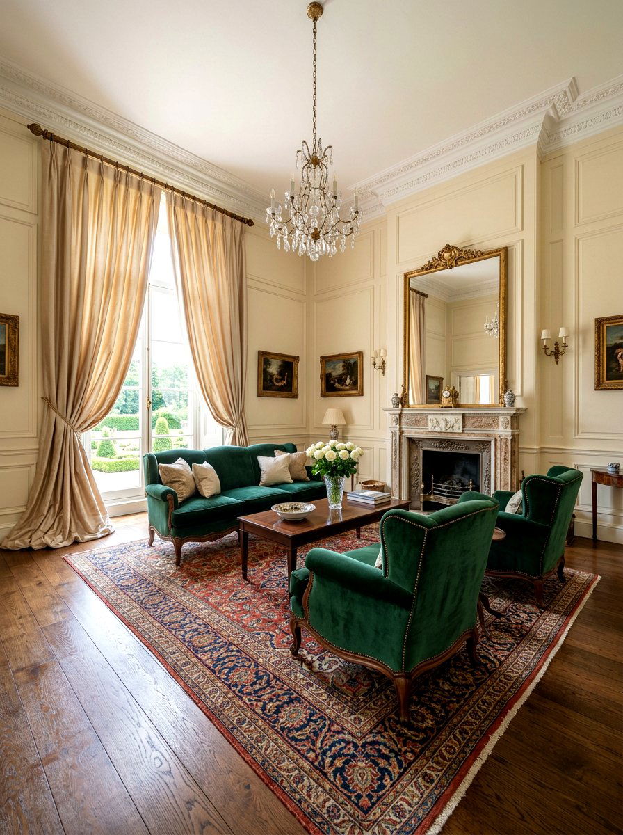Silk Living Room Curtains - 30 statement drapes living room ideas